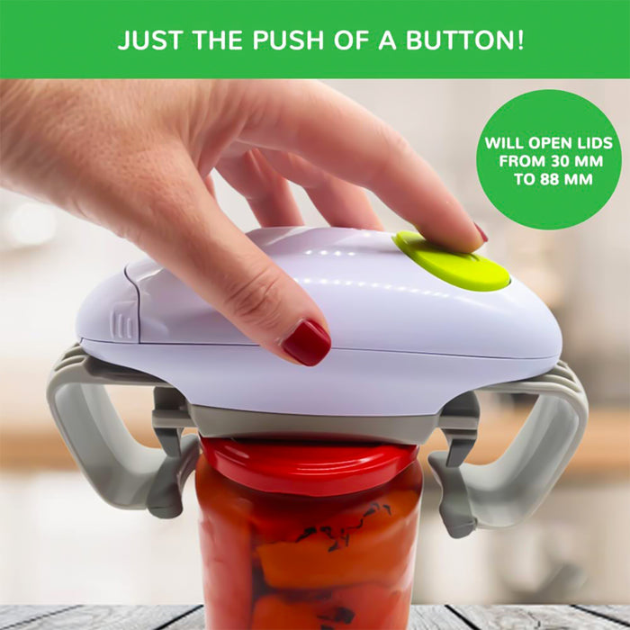 Electric Jar Opener Automatic One Touch Glass Jam Opener