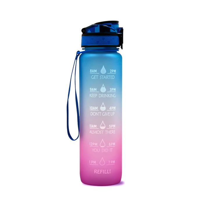 Portable Water Bottle Water Cups Motivational Sports Water bottle with Time  Make